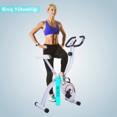 AsVIVA H14 Beyaz Egzersiz Bisikleti & X-Bike