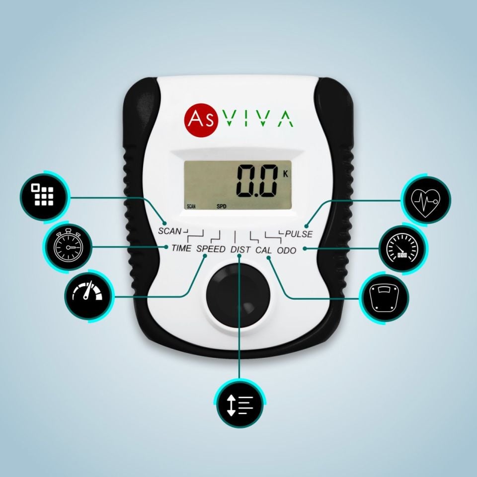 AsVIVA H14 Siyah X-Bike & Egzersiz Bisikleti | Kompakt ve Dayanıklı Fitness Cihazı