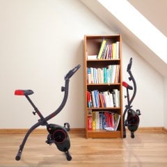 AsVIVA H14 Siyah X-Bike & Egzersiz Bisikleti | Kompakt ve Dayanıklı Fitness Cihazı