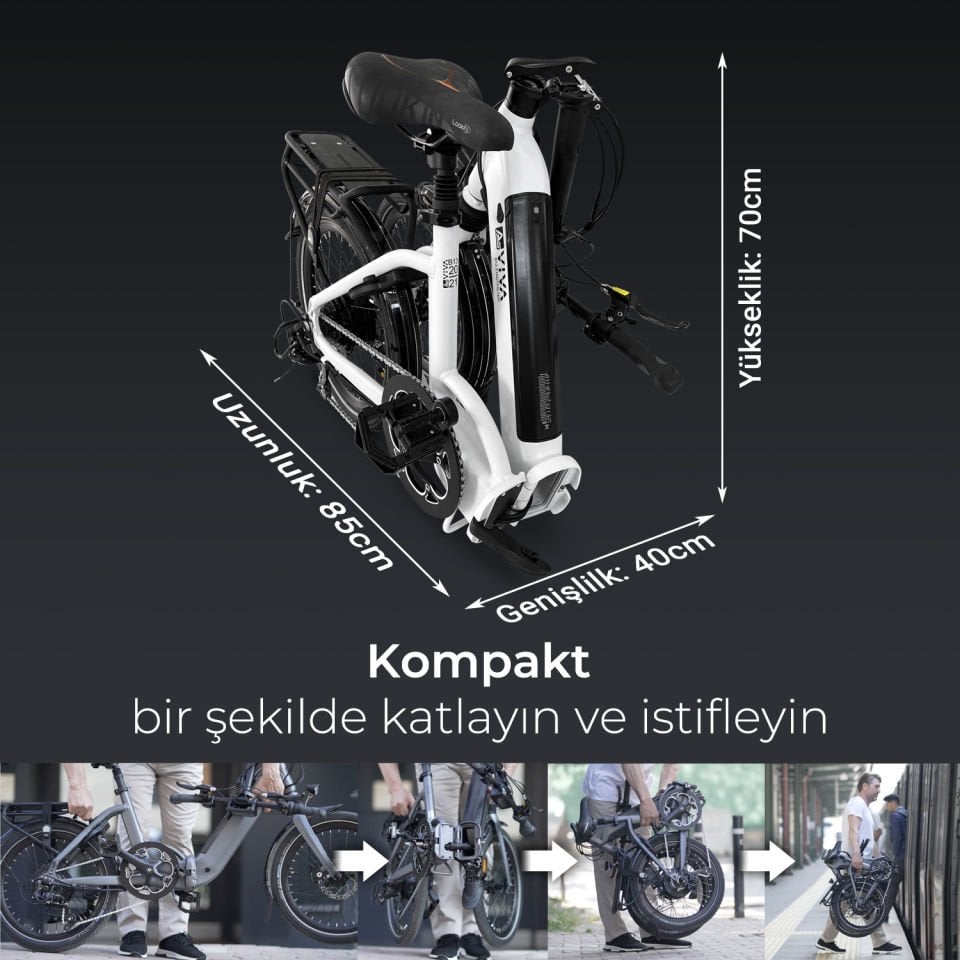 AsVIVA B13HA  Katlanir   Elektrikli Bisiklet-E-Bike