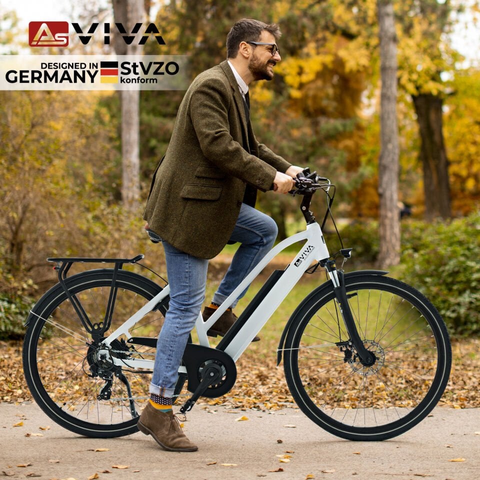 AsVIVA B15W 28'' Şehir Elektrikli Bisiklet – Konforlu ve Dayanıklı E-Bike