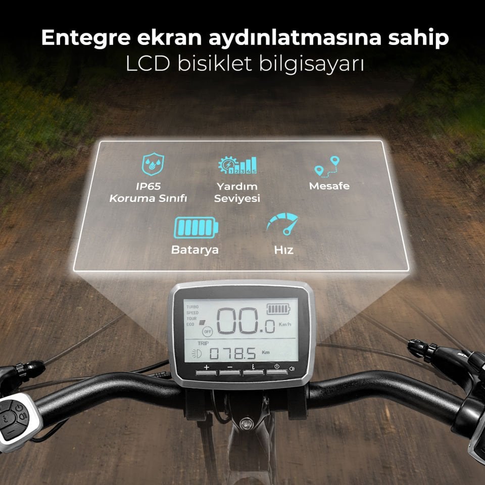 AsVIVA B15G 28'' Şehir Elektrikli Bisiklet – Konforlu ve Güçlü E-Bike