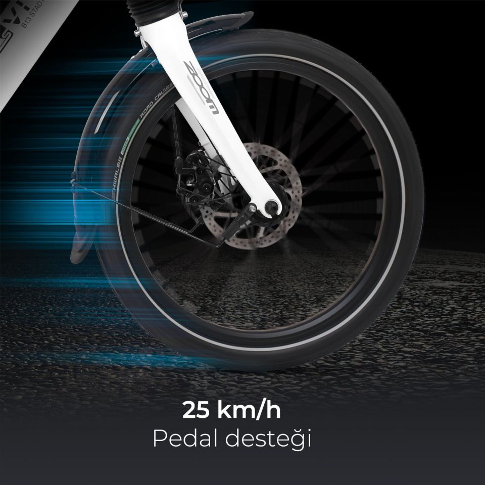 AsVIVA B13H Katlanir W1   Elektrikli Bisiklet-E-Bike