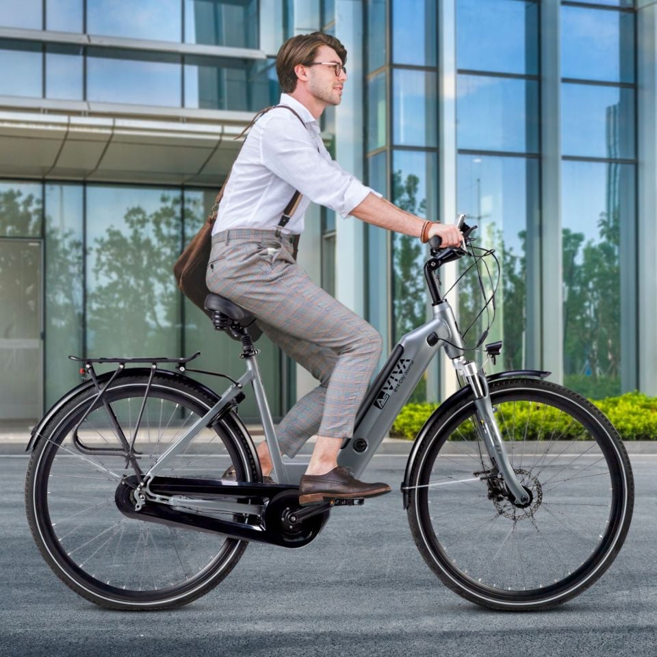 AsVIVA B14T 27,5'' Orta Motorlu Hollanda Elektrikli Bisiklet – Dayanıklı & Konforlu E-Bike