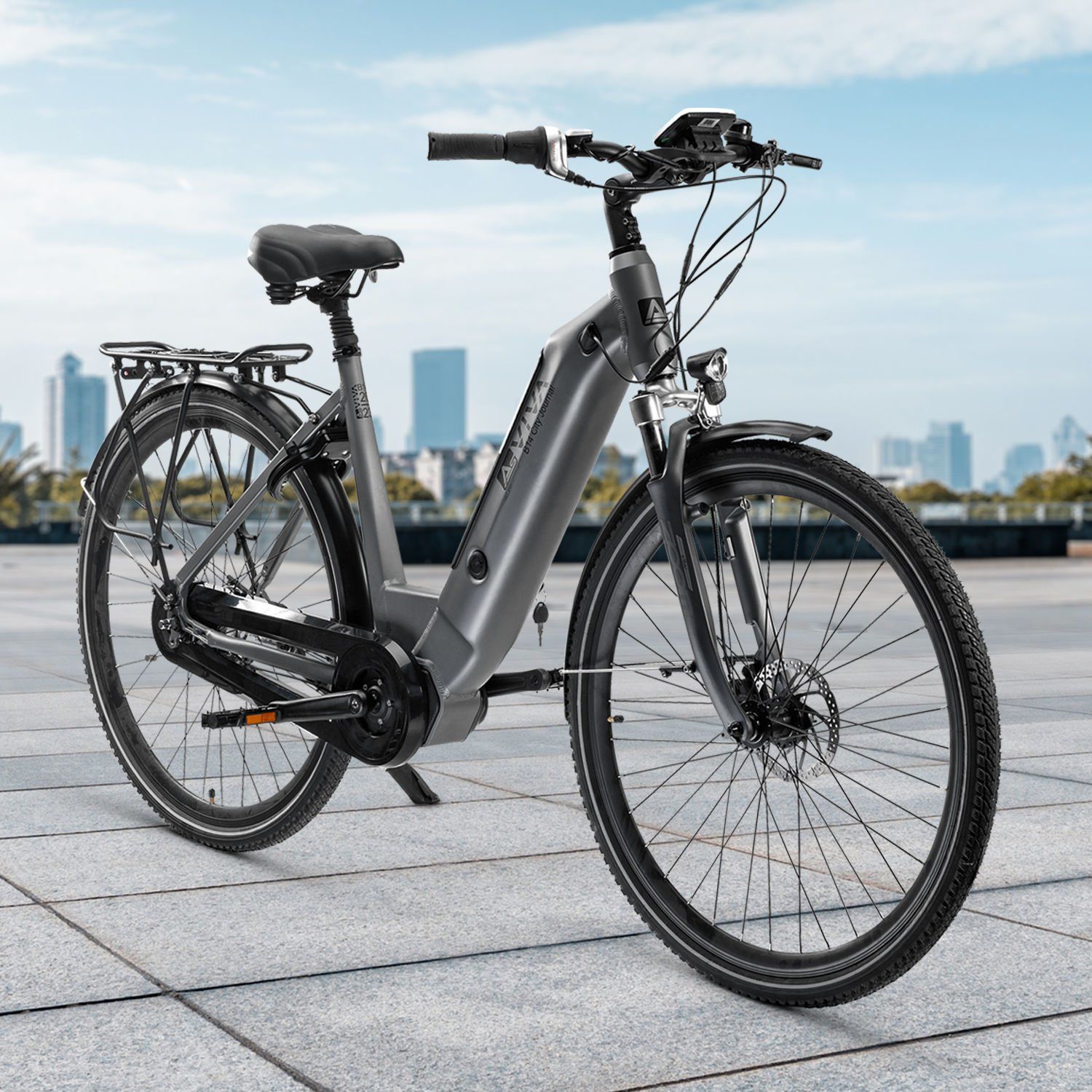 AsVIVA B14 27,5'' Hollanda T1 - Elektrikli Bisiklet – Orta Motorlu E-Bike