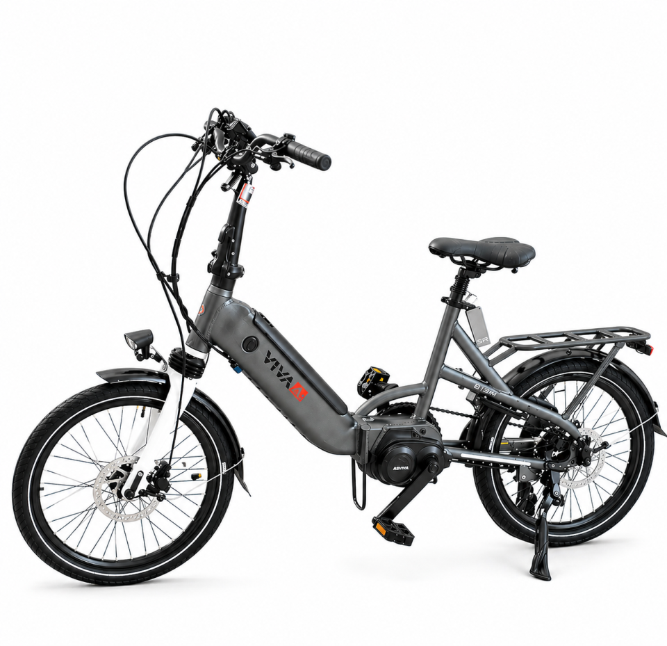 AsVIVA B13M 20 Jant Orta Motorlu Katlanabilir Elektrikli Bisiklet