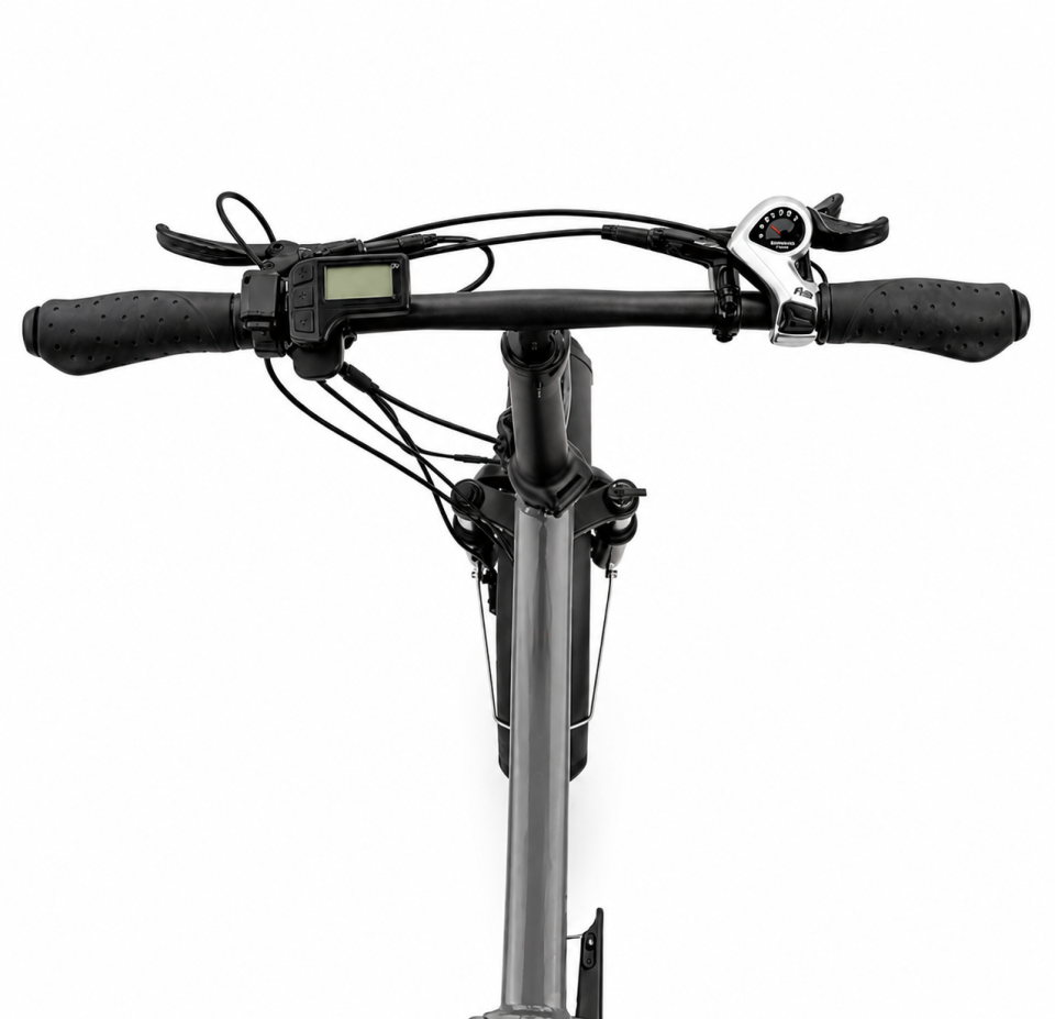 AsVIVA BZ10 20 Jant Fat Bike Elektrikli Bisiklet Gri