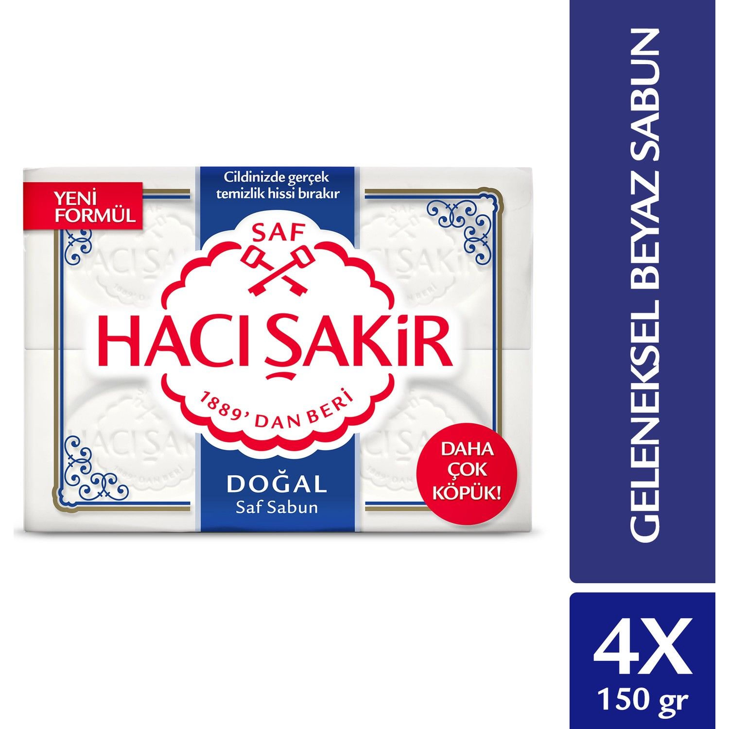 Haci Şakir Doğal Saf Sabun 600 gr