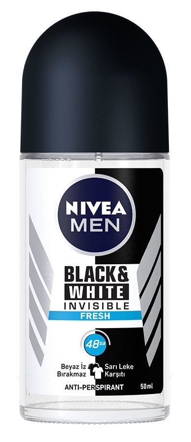 Nivea Black & White Invisible Fresh Roll on 50 ml