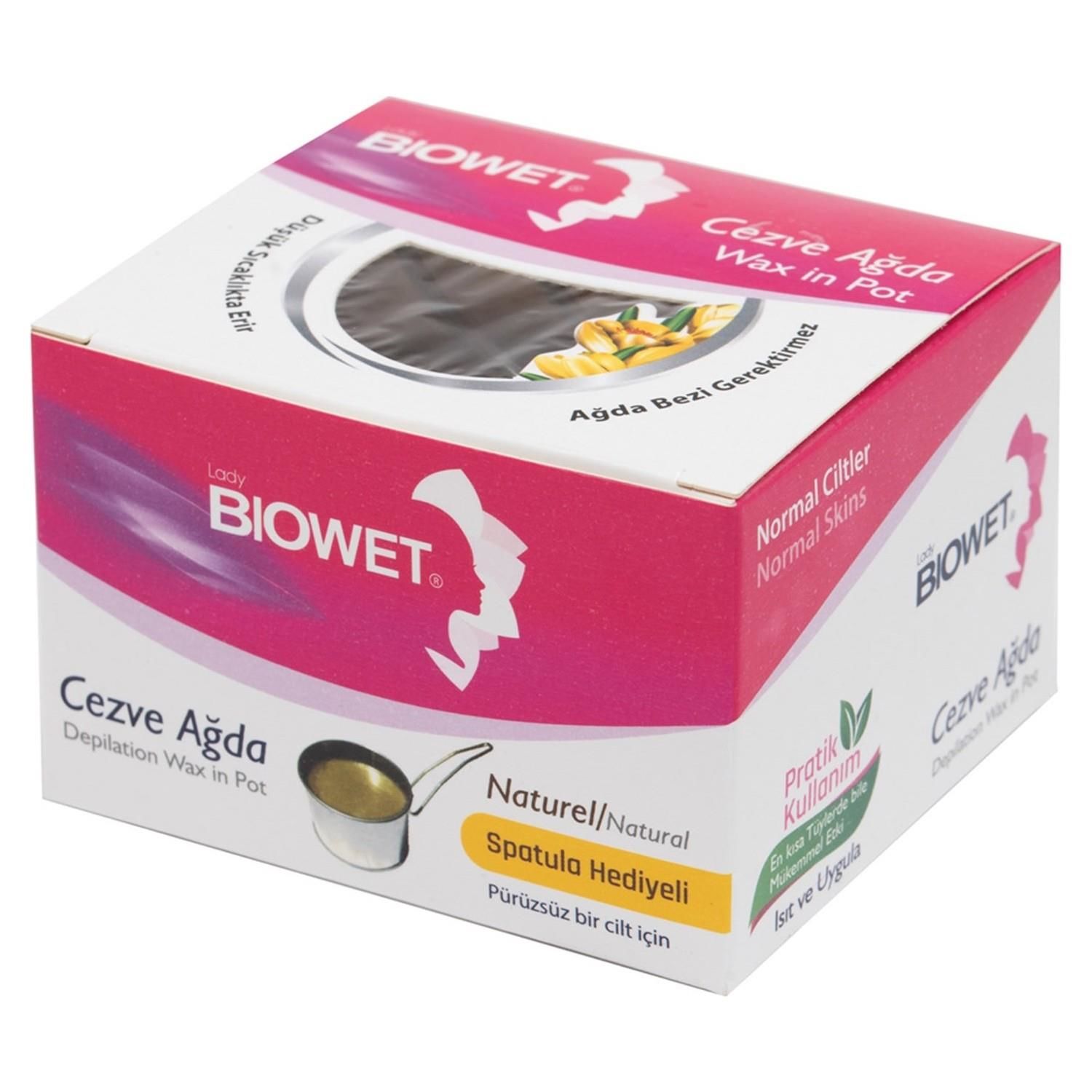 Biowet Cezve Ağda Naturel 110 ml