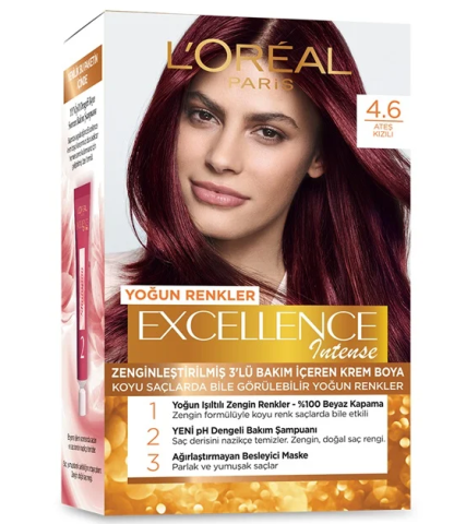 Excellence Intense Boya 4-6 Ateş Kızılı