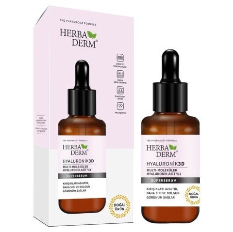 Herba Derm Hyaluronik 3D Cilt Serumu 30 ML