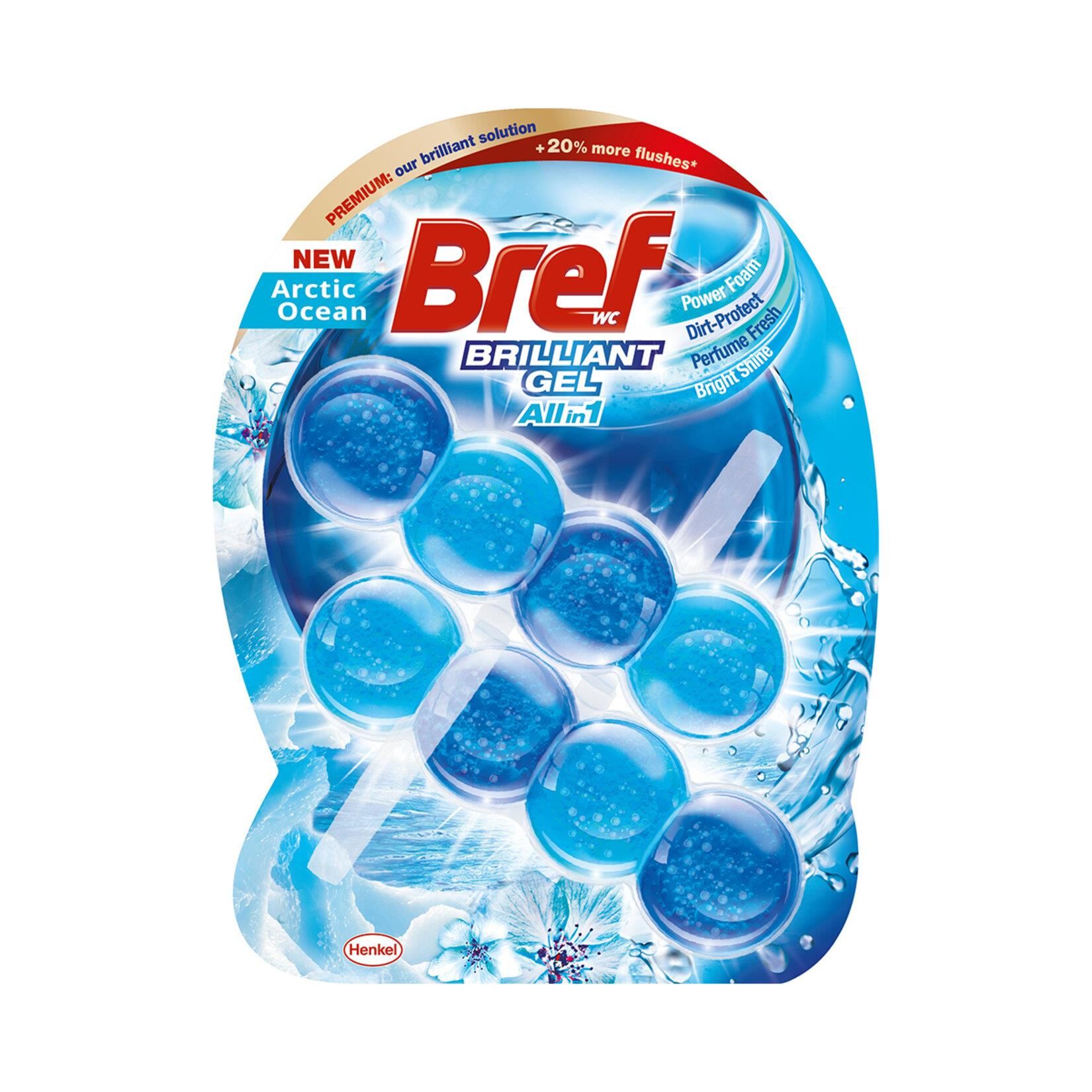 Bref WC Brilliant Gel Duopack Tuvalet Bloğu Okyanus 42 gr