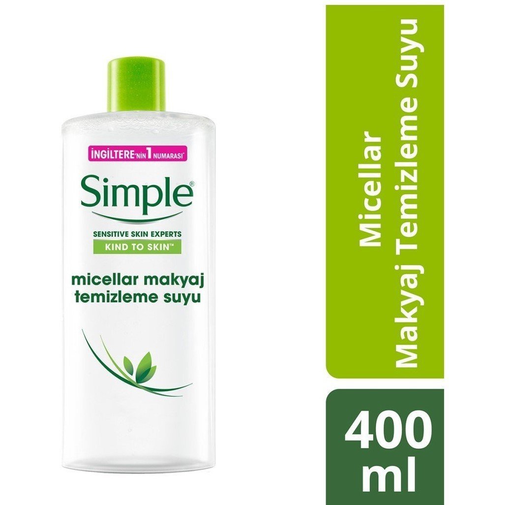 Simple Micellar Makyaj Temizleme Suyu 400 ML