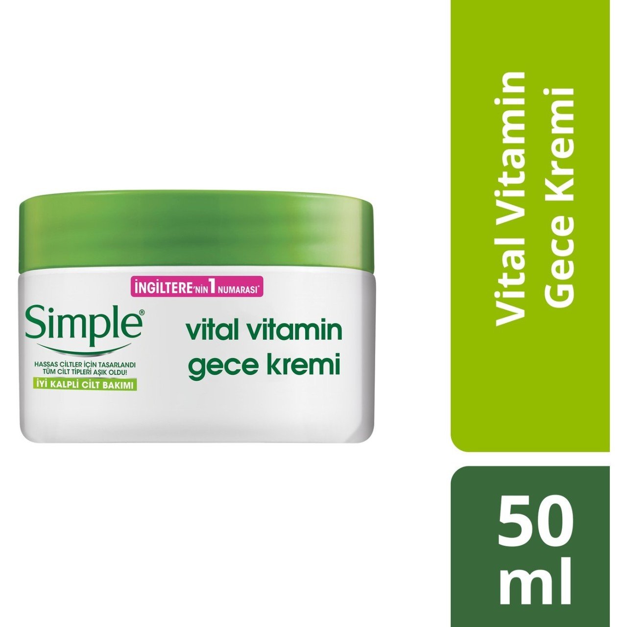 Simple Vital Vitamin Gece Kremi 50 ML