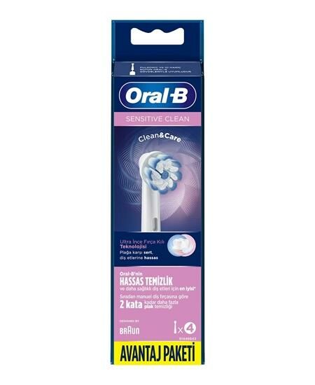 ORAL-B SENSITIVE CLEAN HASSAS TEMİZLİK FIRÇA YEDEKLEİ