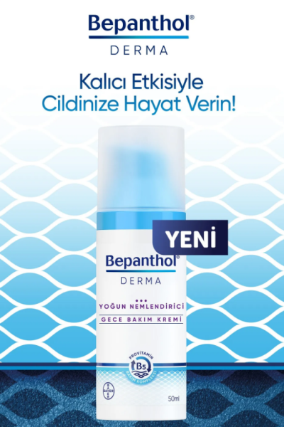 Bepanthol Derma Yoğun Nemlendirici Gece Kremi 50 ml