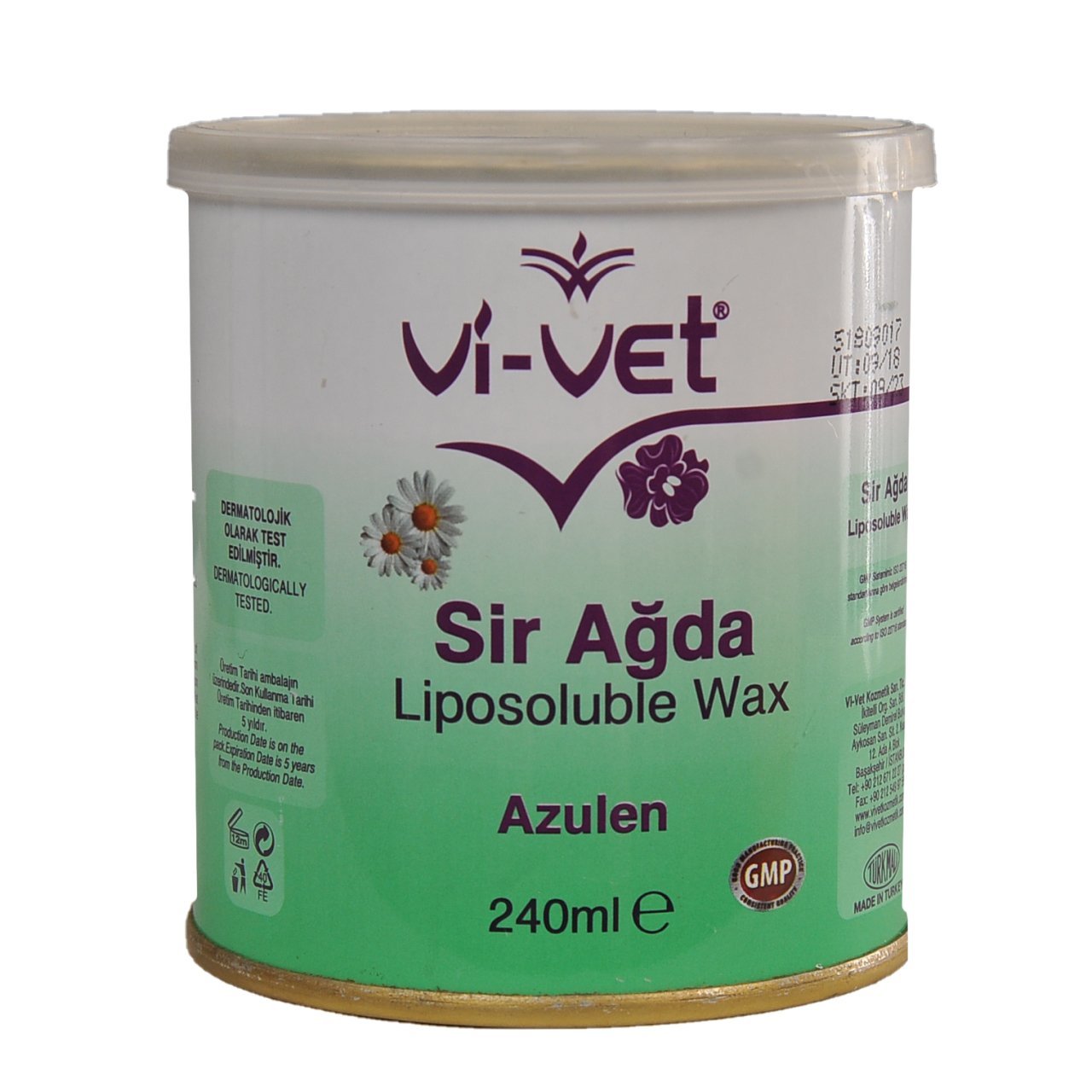 Vi-vet Konserve Sir Ağda 240 gr ( Azulen)