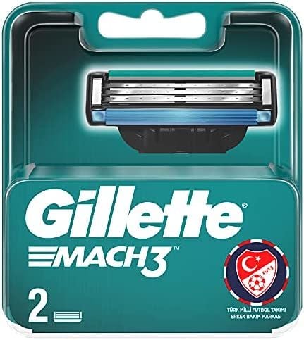 Gillette Mach3 Yedek Tıraş Bıçak 2'li