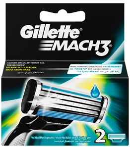 Gillette Mach3 Yedek Tıraş Bıçak 2'li
