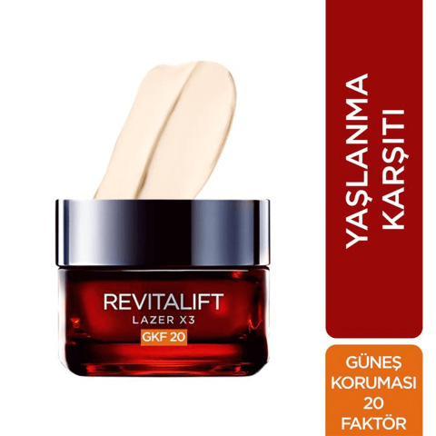 L'oreal Paris Revitalift Lazer X3 Leke Ve Kırışıklık Karşıtı Bakım Kremi 50 ML