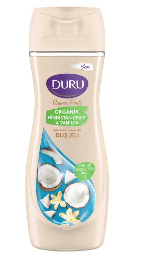 Duru Organic Hindistan Cevizli ve Vanilyalı Duş Jeli 450 ml