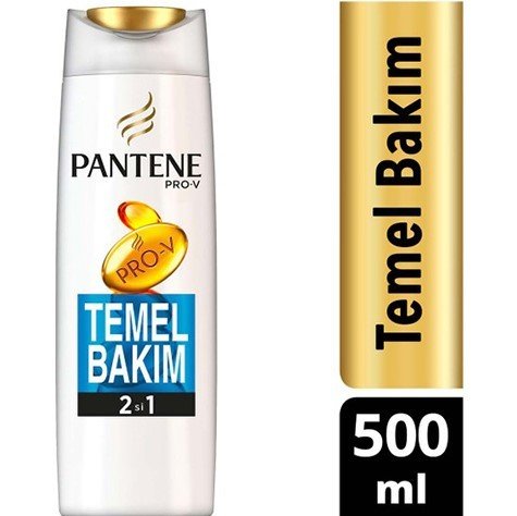 Pantene 2'si 1 Arada Temel Bakım Şampuan 500 ml