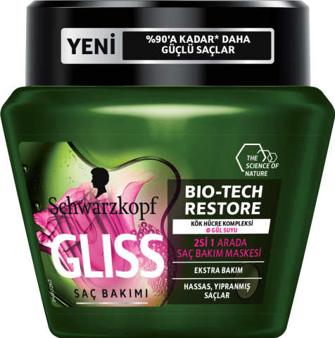 Gliss Bio Tech Restore Saç Bakım Maskesi 300 ml