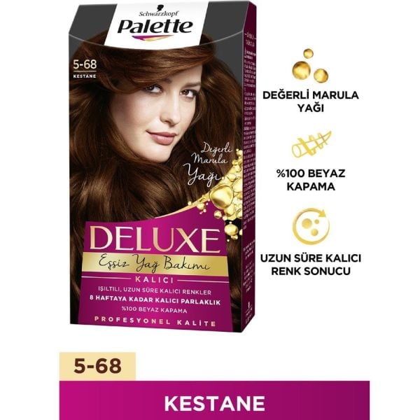 Palette Deluxe 5-68 Kestane Saç Boyası