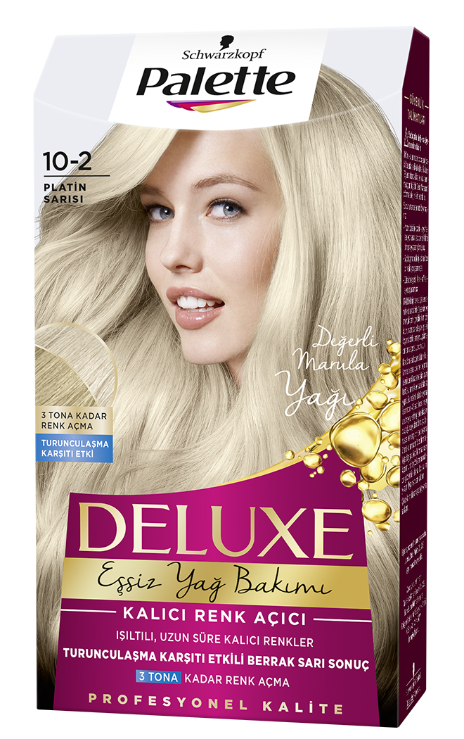 Palette Deluxe Saç Boyası 10-2 Platin Sarısı