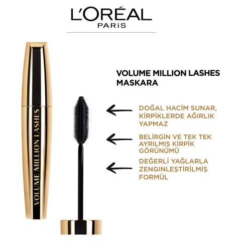 Loreal Paris Volume Milion Lashes Carbon Black Mascara