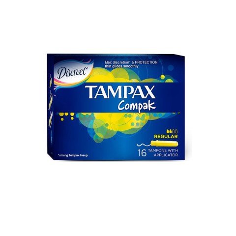 Tampax Compak Regular Aplikatörlü 16'lı Tampon