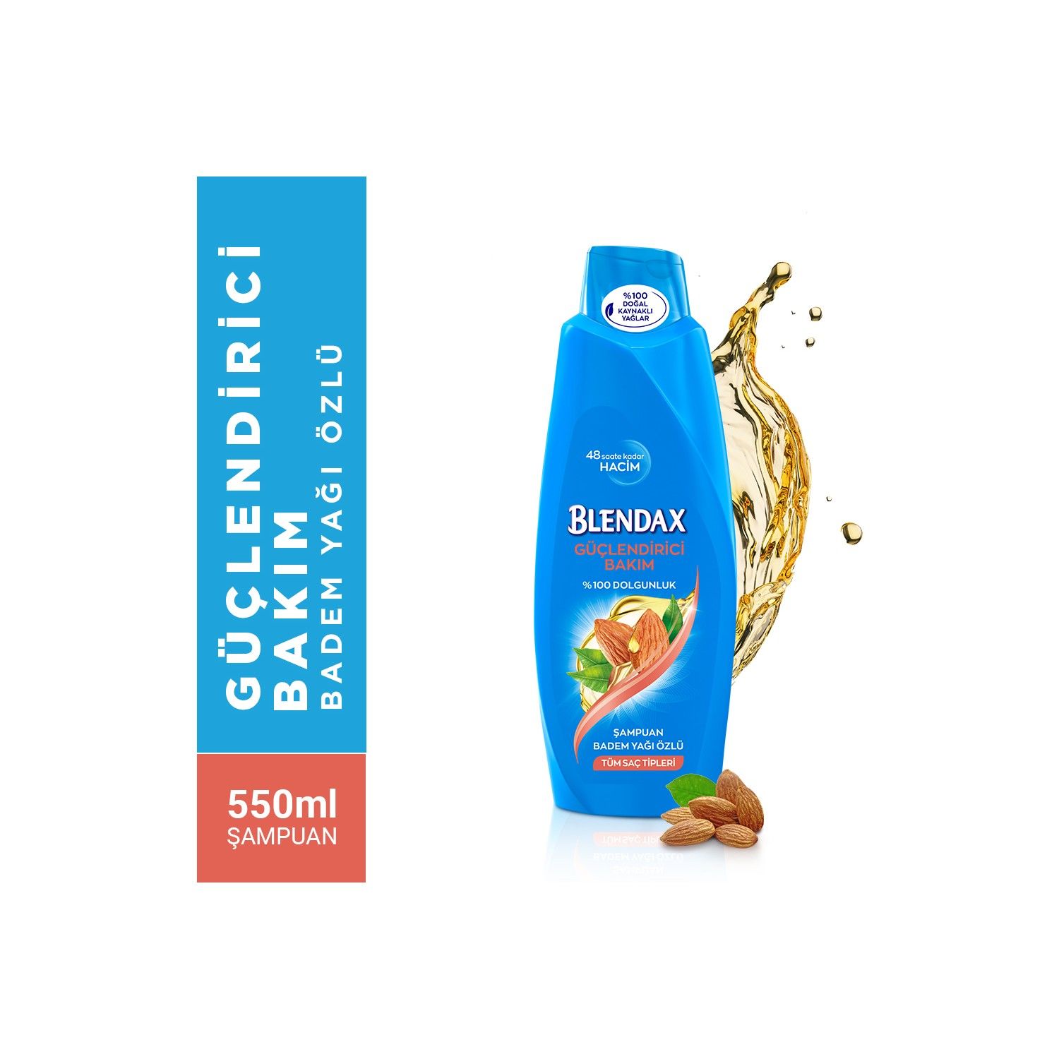 Blendax Badem Yağı Özlü Şampuan 550 ML