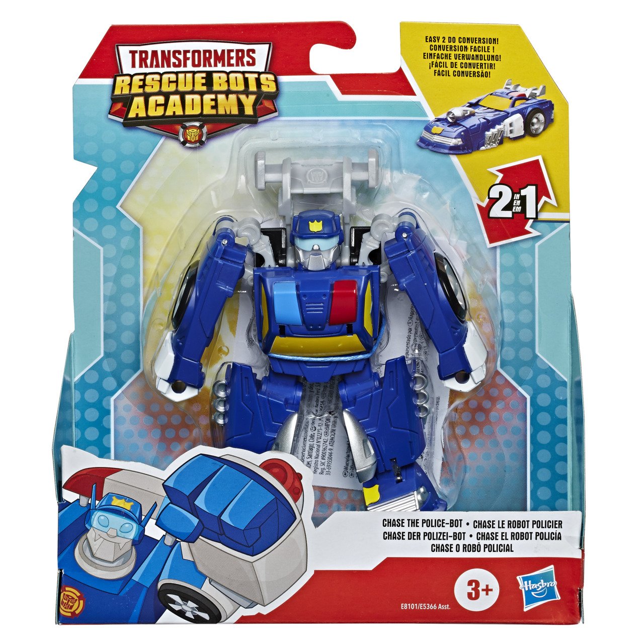 Transformers Rescue Bots Academy Polis-Robot Chase Figür