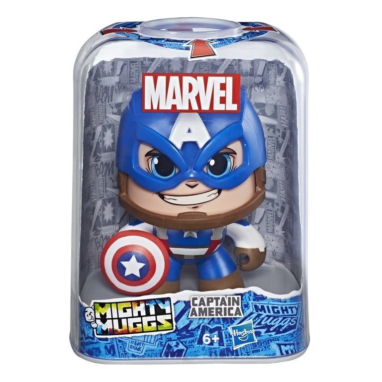 Marvel Mighty Muggs Klasik Captain America Figür