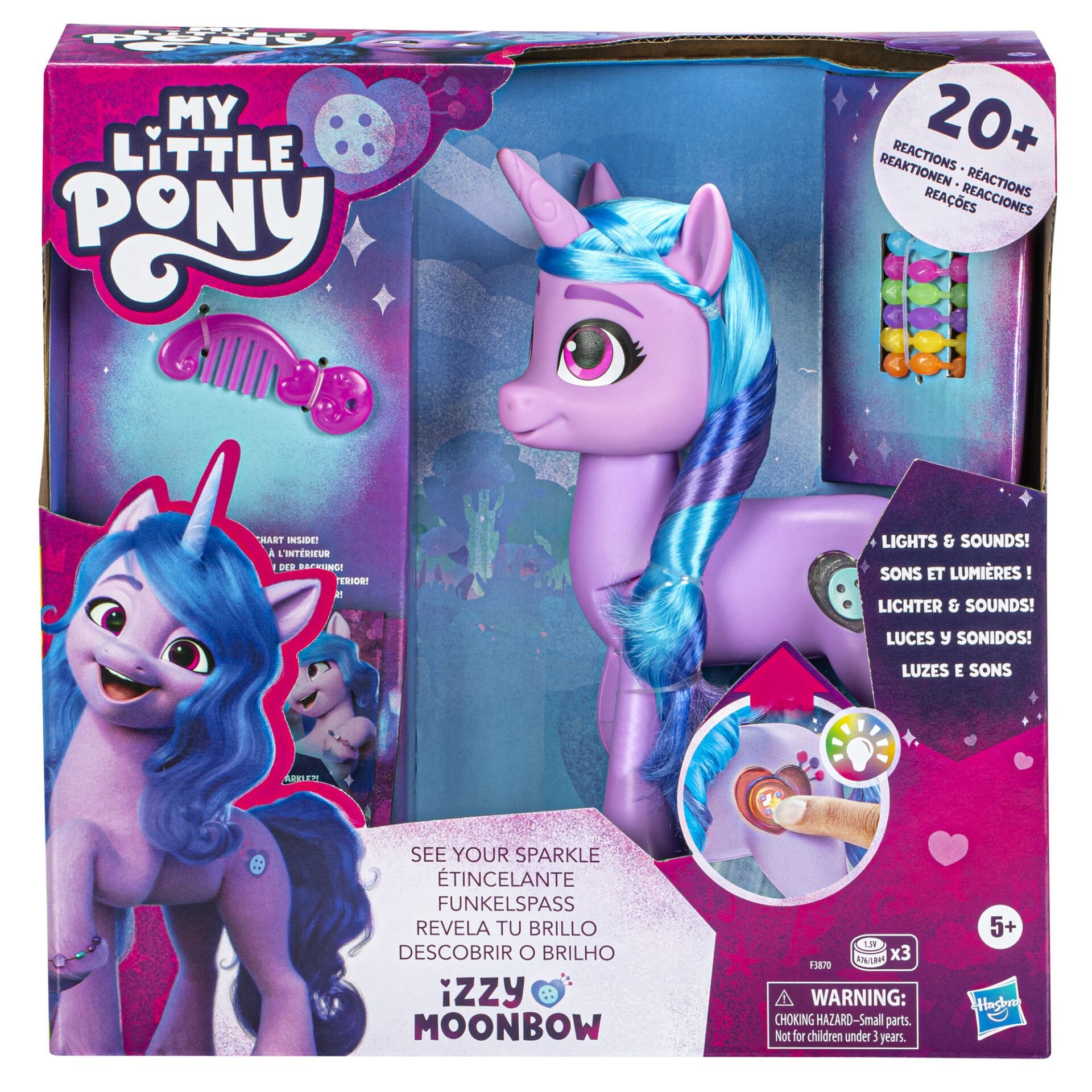 My Little Pony: Işıklı ve Sesli Izzy Moonbow Oyun Seti