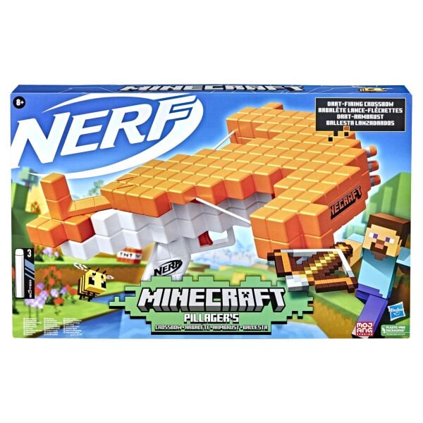 Nerf Minecraft Pillager Yaylı Dart Tabancası
