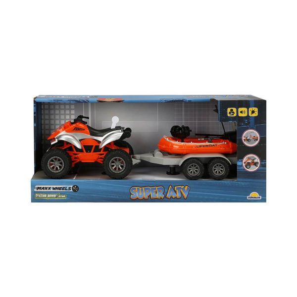 Maxx Wheels Süper Atv Sesli ve Işıklı Sürtmeli Araçlar