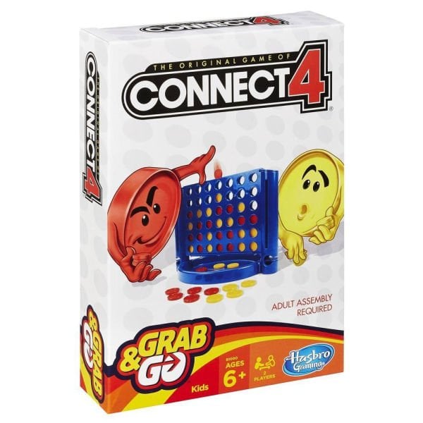 Hasbro Travel Connect 4 Four Grab and Go Game