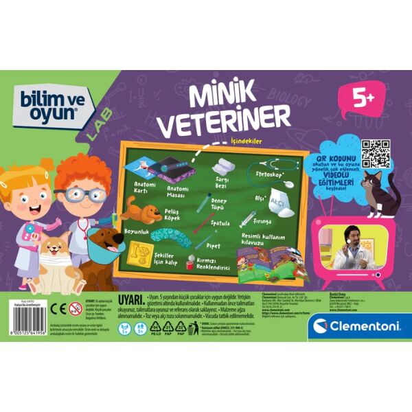 Clementoni Bilim ve Oyun Minik Veteriner 64195