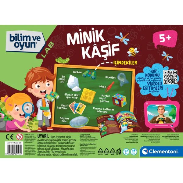 Clementoni Bilim Oyun Minik Kaşif 64197