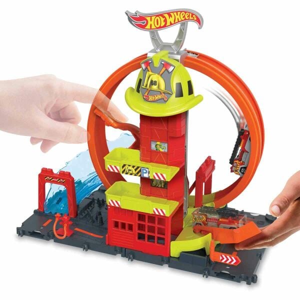 Mattel Hot Wheels Çember Pistli İftaiye İstasyonu