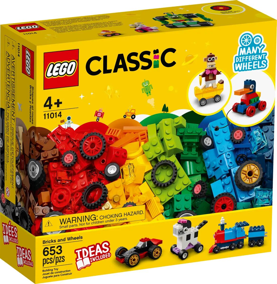 Lego Classic Yapım Parçaları Ve Tekerlekler 11014