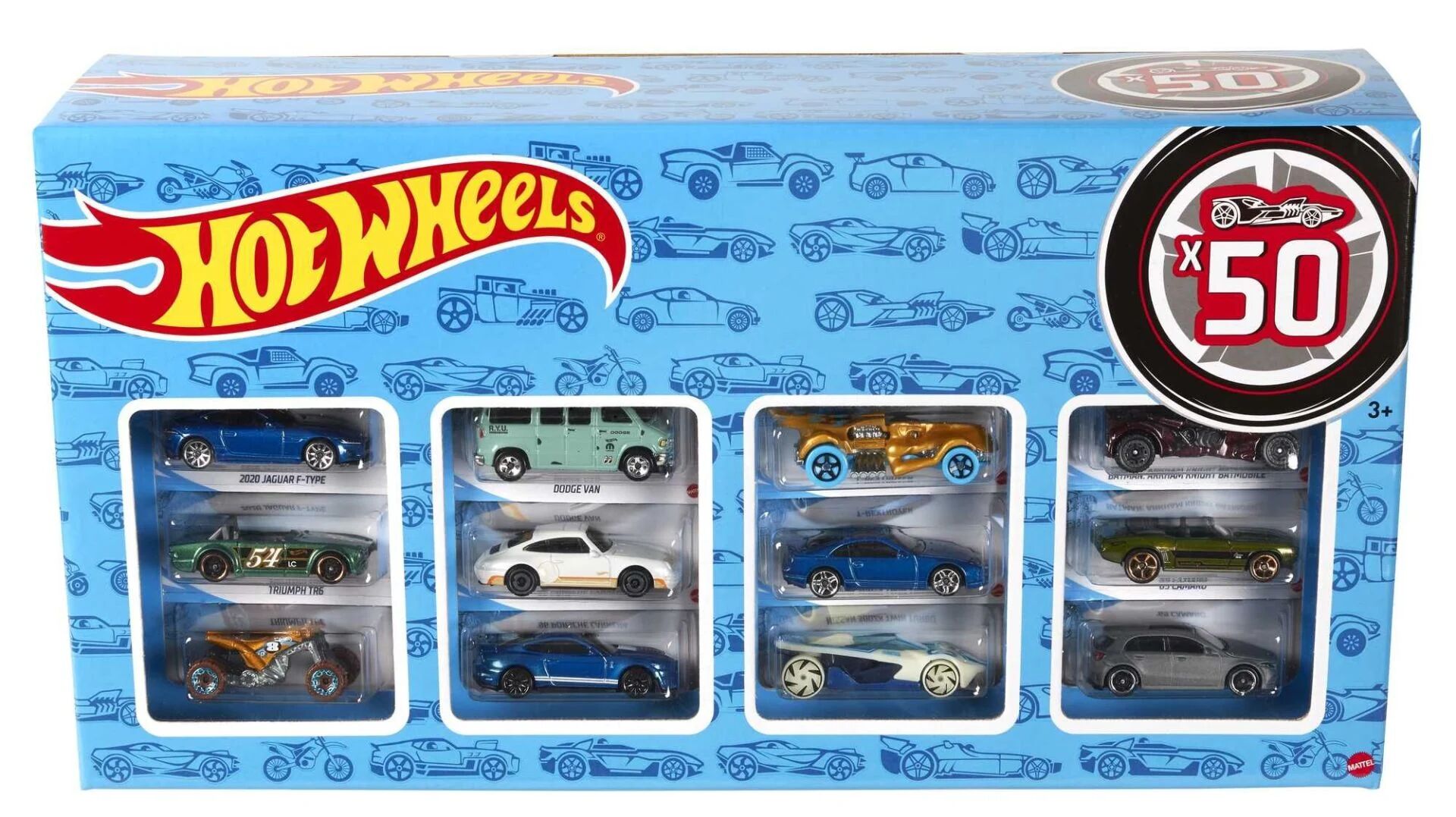 Mattel Hot Wheels Ellili Araba Seti CGN22