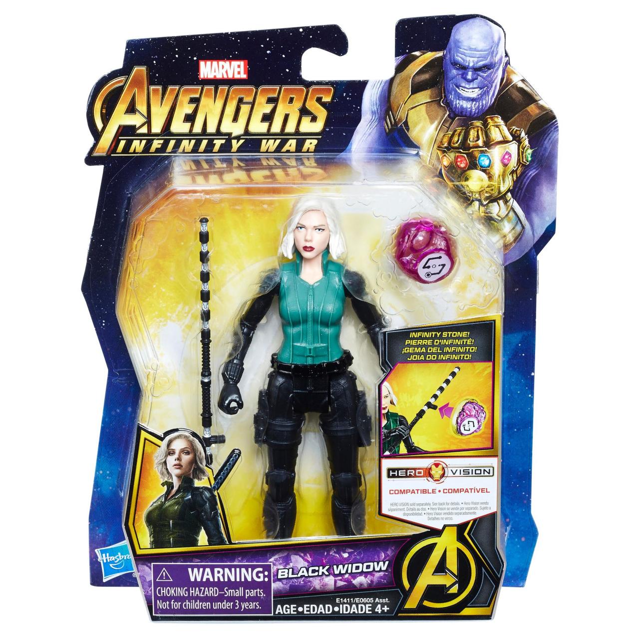 Avengers: Infinity War Black Widow Figür ve Sonsuzluk Taşı