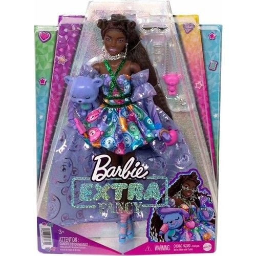 Barbie Extra Fancy - Mor Kostümlü Bebek