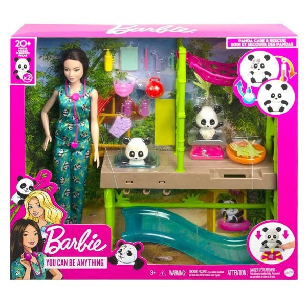 Mattel Barbie Panda Bakımı Set HKT77