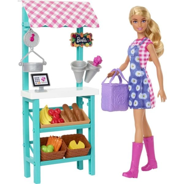 Barbie Çiftçi Pazarı Oyun Seti