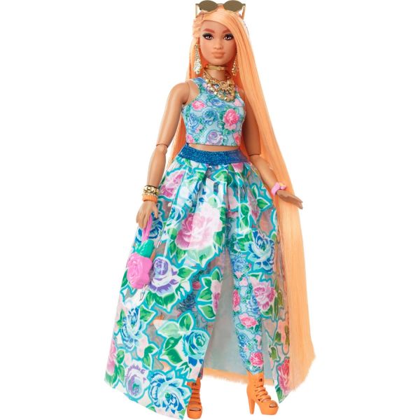 Barbie Extra Fancy - Çiçekli Kostümlü Bebek