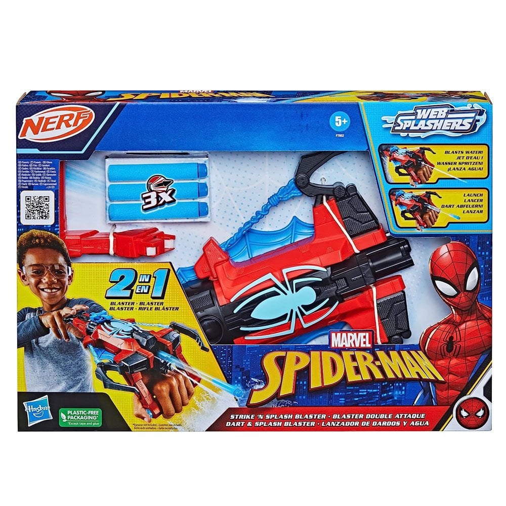 Spider-Man Strike N Splash Su Ve Dart Fırlatıcı